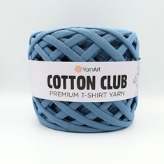 Zdjęcie Premium T-shirt Yarn Cotton Club indygo.