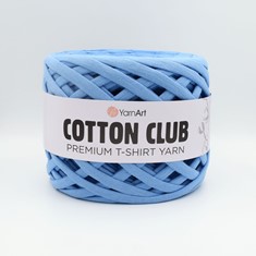 Zdjęcie Premium T-shirt Yarn Cotton Club błękitnej. 