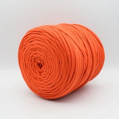 Zdjęcie włóczki T-shirt Yarn pomarańczowej. 