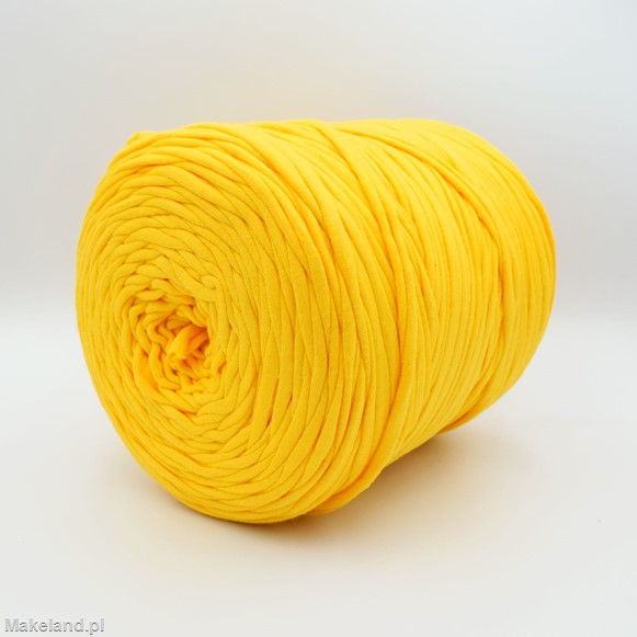 Zdjęcie włóczki T-shirt Yarn żółtej. 