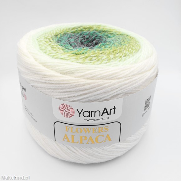 Zdjęcie włóczki YarnArt Flowers Alpaca 401. 