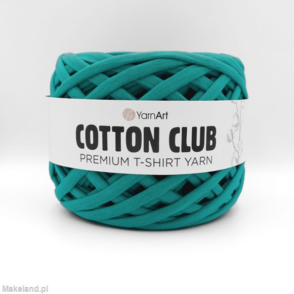 Zdjęcie Premium T-shirt Yarn Cotton Club morskiej. 