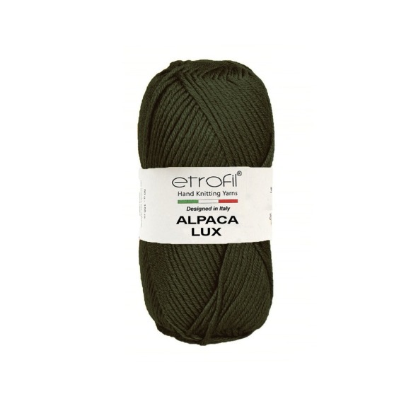 Zdjęcie włóczki Etrofil Alpaca Lux khaki.