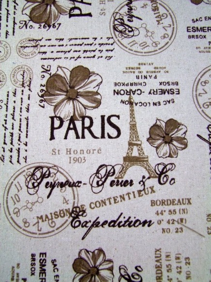 Zdjęcie arkusza bawełnianego z klejem Francja.
