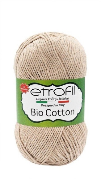 Zdjęcie włóczki Etrofil Bio Cotton jasny beż. 