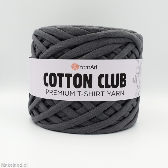 Zdjęcie Premium T-shirt Yarn Cotton Club szarej. 