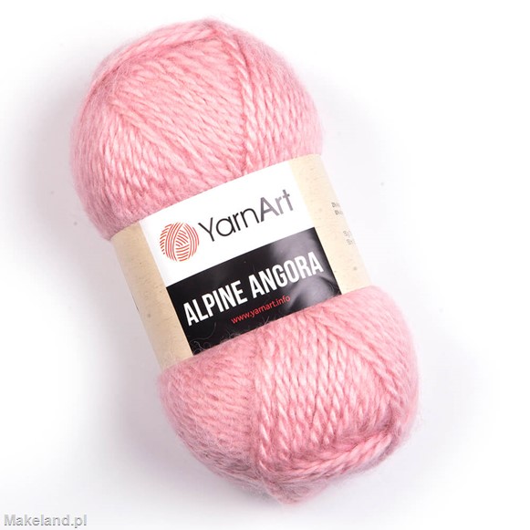 Zdjęcie włóczki YarnArt Alpine Angora róż. 