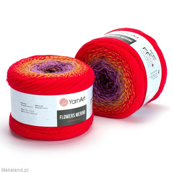 Zdjęcie włóczki YarnArt Flowers Merino 541.