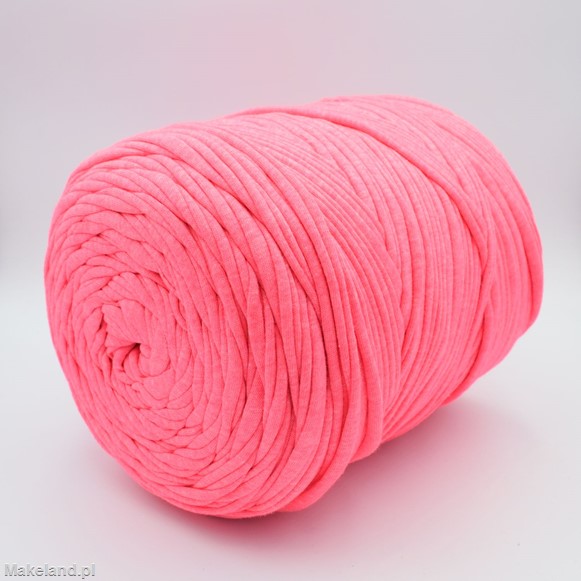 Zdjęcie włóczki T-shirt Yarn neonowego.