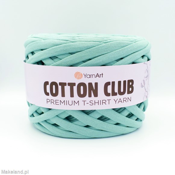 Zdjęcie Premium T-shirt Yarn Cotton Club miętowej. 