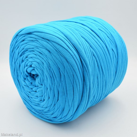 Zdjęcie włóczki T-shirt Yarn niebieska. 