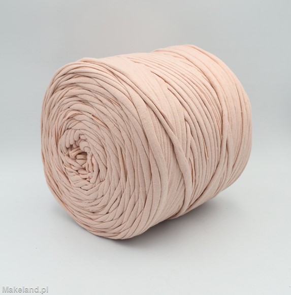 Zdjęcie włóczki T-shirt Yarn brudny róż. 