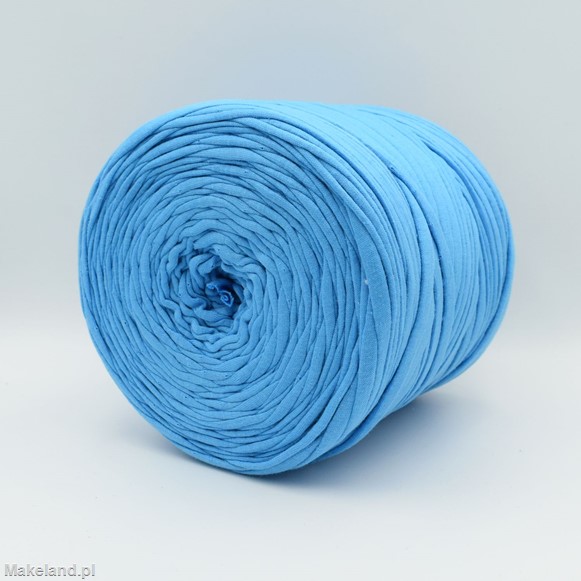Zdjęcie włóczki T-shirt Yarn niebieskiej. 