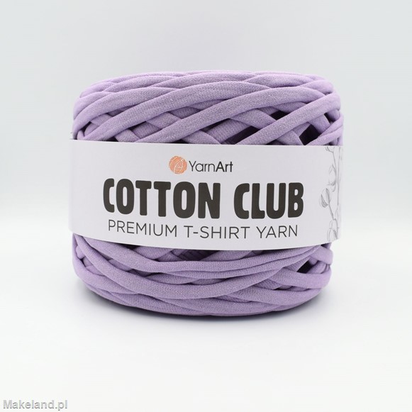 Zdjęcie Premium T-shirt Yarn Cotton Club lawendowej. 