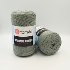 Zdjęcie sznurka YarnArt Macrame Cotton zielonego. 