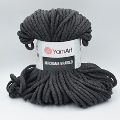 Zdjęcie YarnArt Macrame Braided grafitowej. 