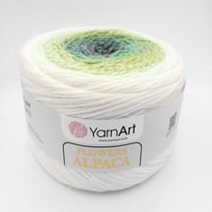 Zdjęcie włóczki YarnArt Flowers Alpaca 401. 