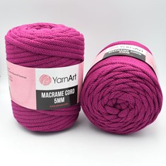 Zdjęcie sznurka Macrame Cord 5 mm wino.