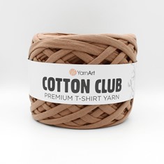 Zdjęcie Premium T-shirt Yarn Cotton Club brązowej.