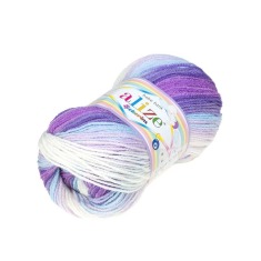 Zdjęcie włóczki Alize Sekerim Bebe Batik 3483