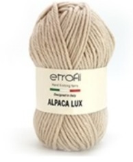 Zdjęcie włóczki Etrofil Alpaca Lux beżowej.