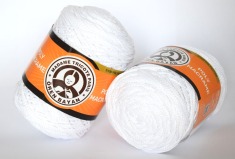 Zdjęcie sznurka Poly Macrame poliestrowego białego
