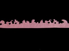 Zdjęcie wstążki dziecięcej różowej. 