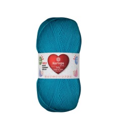 Zdjęcie włóczki Kartopu Baby Love & Care turkusowej. 