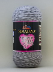 Zdjęcie włóczki Himalaya Super Soft Yarn szarej.