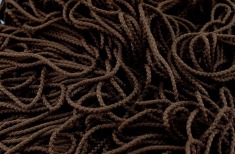 Zdjęcie sznurka bawełnianego brązowego.