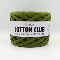 Zdjęcie Premium T-shirt Yarn Cotton Club khaki. 