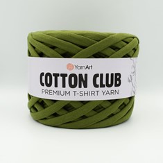 Zdjęcie Premium T-shirt Yarn Cotton Club khaki.