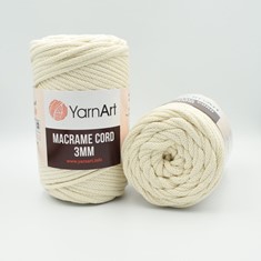 Zdjęcie sznurka Macrame Cord 3 mm kremowego.