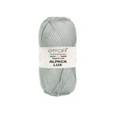 Zdjęcie włóczki Etrofil Alpaca Lux srebrnej.
