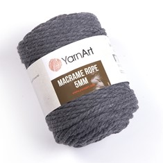 Zdjęcie sznurka Macrama Rope 5 mm grafiotwego