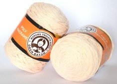 Zdjęcie sznurka Poly Macrame poliestrowego łososiowego. 