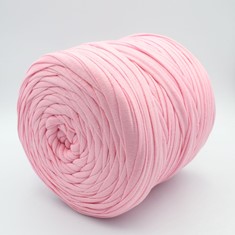 Zdjęcie włóczki T-shirt Yarn pastelowego różu. 