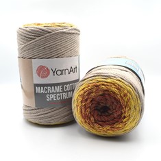 Zdjęcie sznurka YarnArt Macrame Cotton Spectrum 1325. 