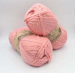 Zdjęcie włóczki Kartopu Melange Wool różowej. 