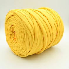 Zdjęcie włóczki T-shirt Yarn żółtej. 