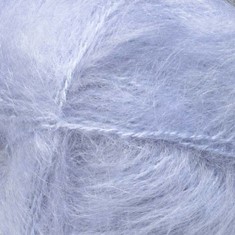 Zdjęcie włóczki Alize Mohair Classic New niebieskiej. 