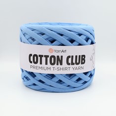 Zdjęcie Premium T-shirt Yarn Cotton Club błękitnej. 