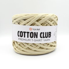 Zdjęcie Premium T-shirt Yarn Cotton Club zielonawego beżu. 