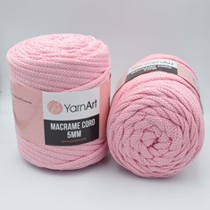 Zdjęcie sznurka Macrame Cord 5 mm róż.