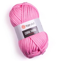 Zdjęcie włóczki YarnArt Cord Yarn różowej.