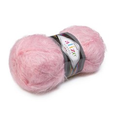 Zdjęcie włóczki Alize Mohair Classic New pudrowy róż.