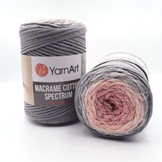 Zdjęcie sznurka YarnArt Macrame Cotton Spectrum 1306. 