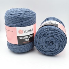 Zdjęcie sznurka Macrame Cord 5 mm navy.
